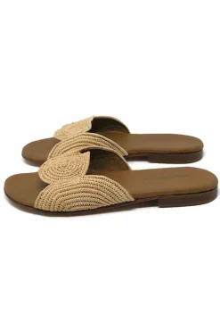 Le M Footwear-Jnane Woven Slides