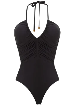 PQ Swim Halter|Plunge-Josie Halter One Piece Swimsuit