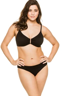 MaxSwim Bralette|Bikinis-Jules Textured Underwire Top