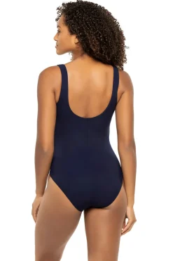 Karla Colletto Plunge|One Pieces-Juni Plunge One Piece Swimsuit