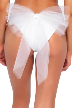 B. Swim High Leg|Brazilian / Cheeky-Just Married Brazilian Bikini Bottom
