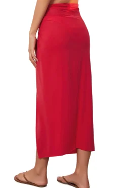 Vix Swimwear Bottoms-Karen Midi Skirt