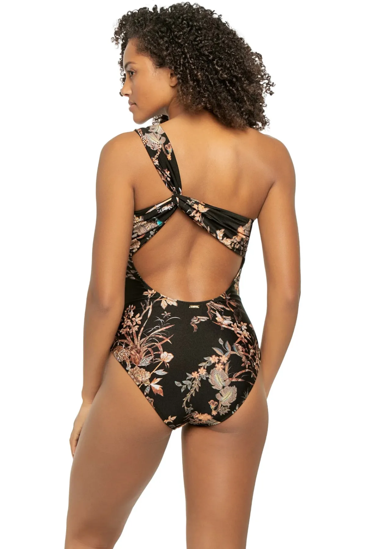 L'Agence Asymmetrical|One Pieces-Karmin Asymmetrical One Piece Swimsuit