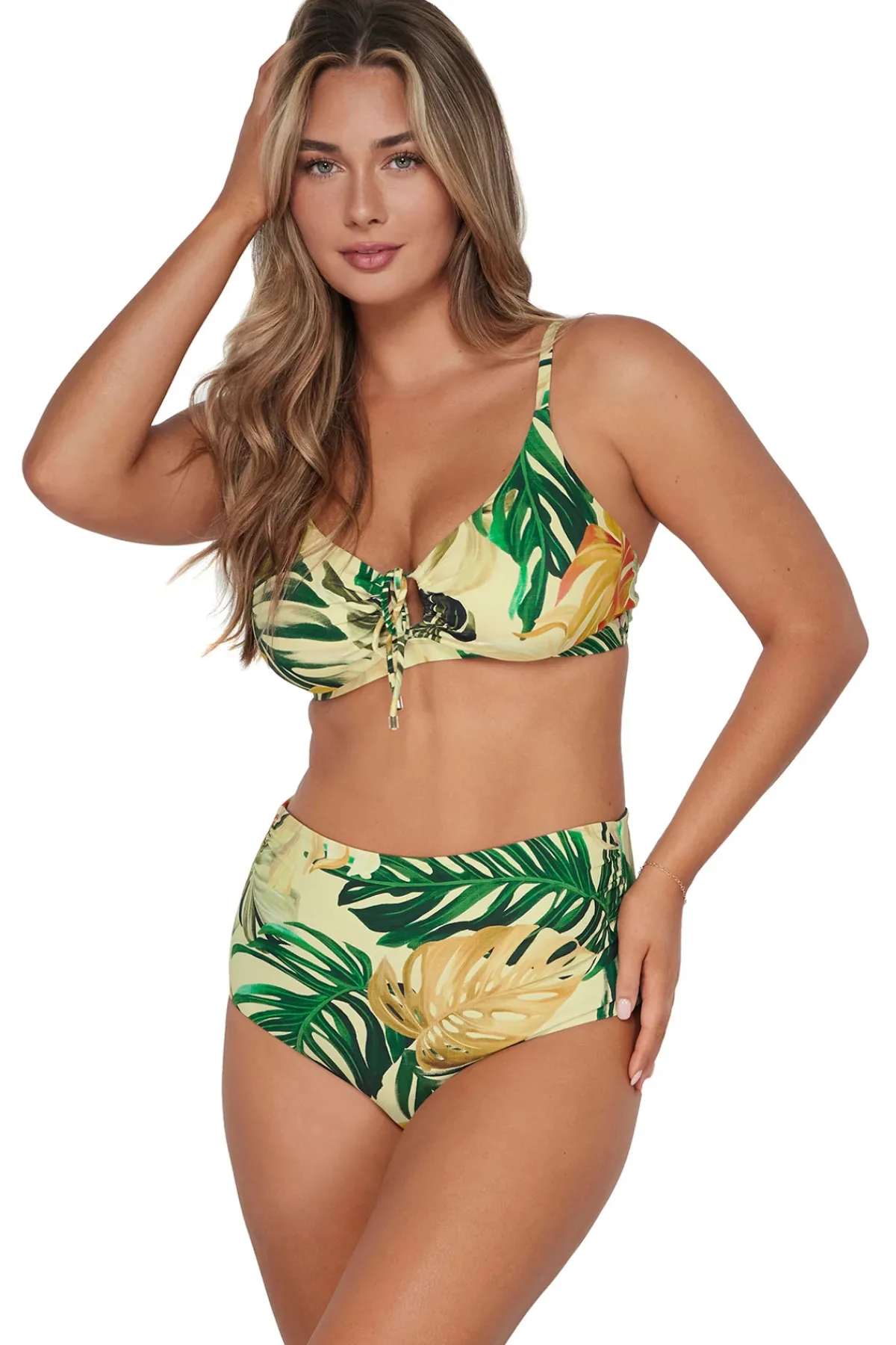 Sunsets Bikinis-Kauai Keyhole Bralette Bikini Top (E-H Cup)