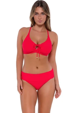 Sunsets Bikinis-Kauai Keyhole Underwire Bikini Top (D+ Cup)