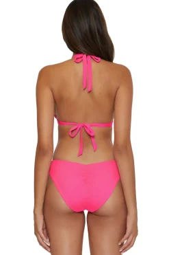 Becca by Rebecca Virtue Halter|Bikinis-Keira Halter Banded Bikini Top