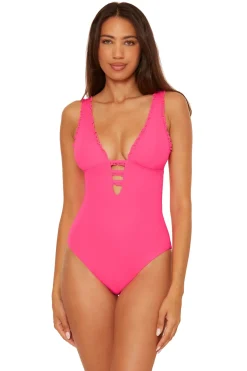 Becca by Rebecca Virtue Plunge|One Pieces-Kenzie One Piece Swimsuit