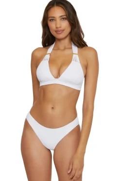Becca by Rebecca Virtue Halter|Bikinis-Kira Strappy Halter Bikini Top