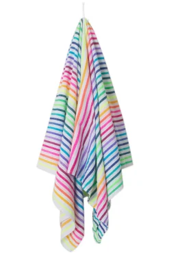 Las Bayadas Towels / Beach Blankets-La Lucia Striped Beach Blanket