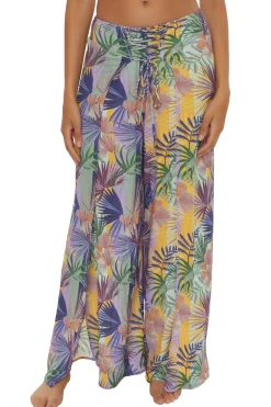 Becca by Rebecca Virtue Bottoms-Lace-Up Botanical Pants
