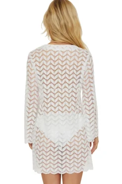 Isabella Rose Tunics-Lace-Up Crochet Tunic