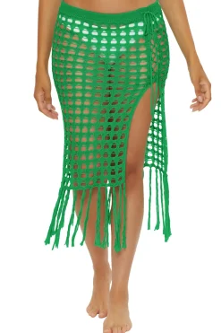 Becca by Rebecca Virtue Bottoms-Lace-Up Multi Way Crochet Midi Skirt