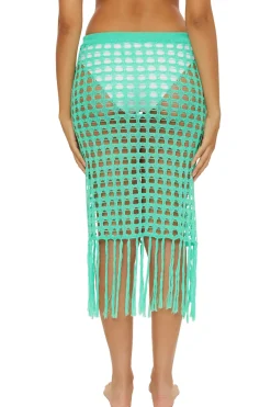 Becca by Rebecca Virtue Bottoms-Lace-Up Multi Way Crochet Midi Skirt