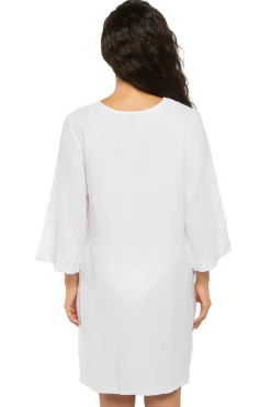 J. Valdi Shirt Dresses|Tunics-Lace-Up Tunic