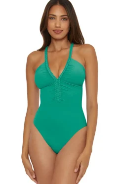 Soluna Plunge|One Pieces-Lake Side One Piece Swimsuit
