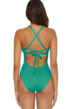 Soluna Plunge|One Pieces-Lake Side One Piece Swimsuit