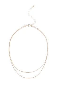 Cara Couture Jewelry-Layered Chain Necklace