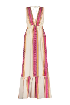 Lemlem Sundresses-Lelisa Plunge Maxi Dress