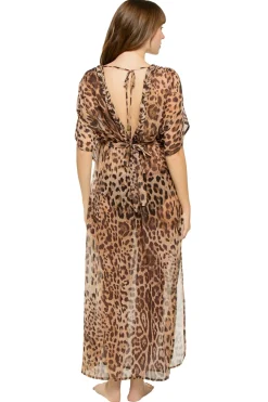 Surf Gypsy Sundresses-Leopard Maxi Dress
