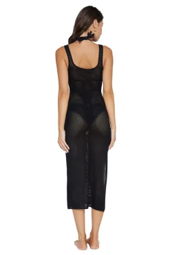 PQ Swim Sundresses-Lettie Crochet Knit Midi Dress