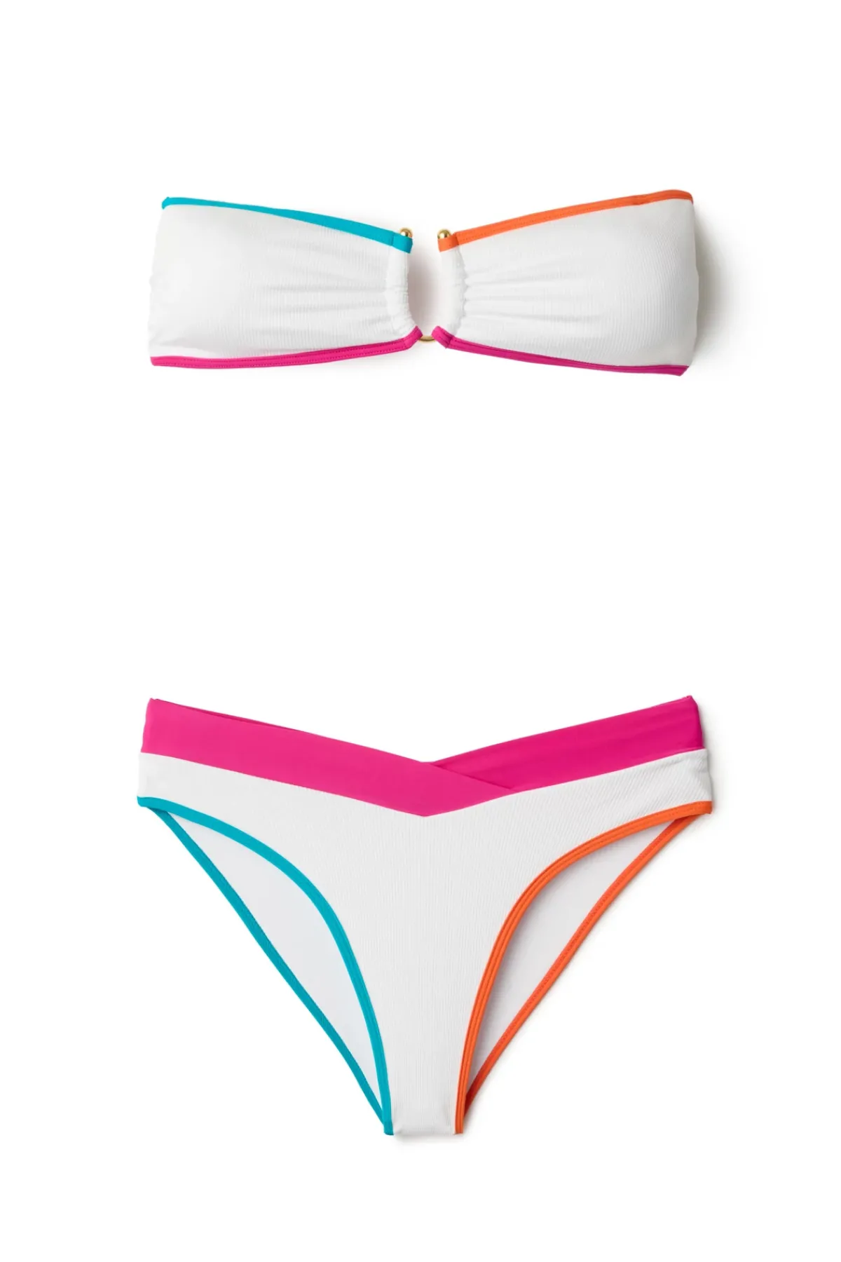 Summerful High Leg|High Waist-Lido Banded High Waist Bikini Bottom