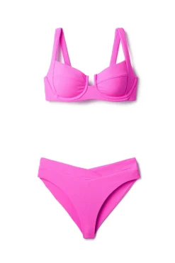 Summerful High Leg|High Waist-Lido Banded High Waist Bikini Bottom