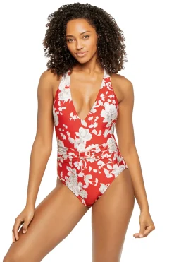 L'Agence Plunge|One Pieces-Lisa Plunge One Piece Swimsuit