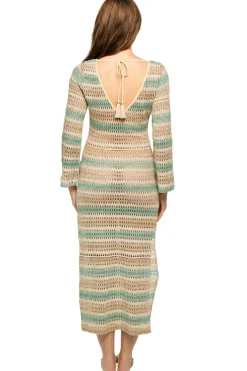 Surf Gypsy Sundresses-Long Sleeve Midi Dress