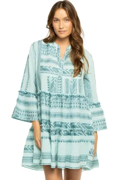 Elan Sundresses-Long Sleeve Mini Dress