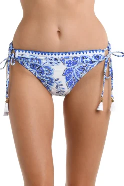 La Blanca Tie Side|Hipster-Loop Tie Side Hipster Bikini Bottom