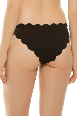 Marysia Brazilian / Cheeky|Bikinis-Low-Rise Scalloped Brazilian Bikini Bottom