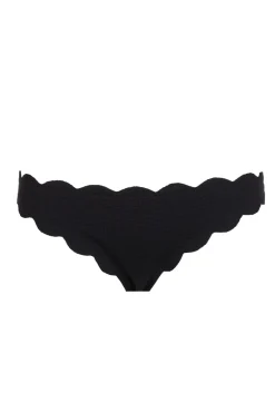 Marysia Brazilian / Cheeky|Bikinis-Low-Rise Scalloped Brazilian Bikini Bottom