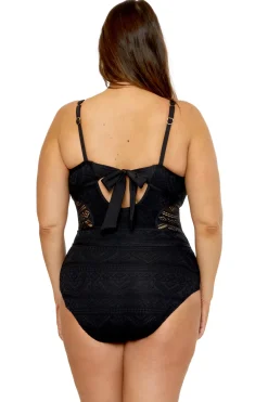 Becca Etc by Rebecca Virtue Plunge|One Pieces-Lucia Plunge One Piece Swimsuit
