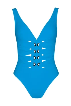 Karla Colletto Plunge|One Pieces-Lucy One Piece Swimsuit