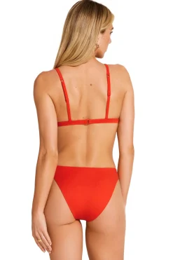 Vitamin A Bralette|Triangle-Luxe Link Bralette Bikini Top
