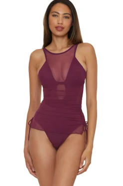 Becca by Rebecca Virtue Monokini / Cut Out|High Neck-Macie One Piece Swimsuit