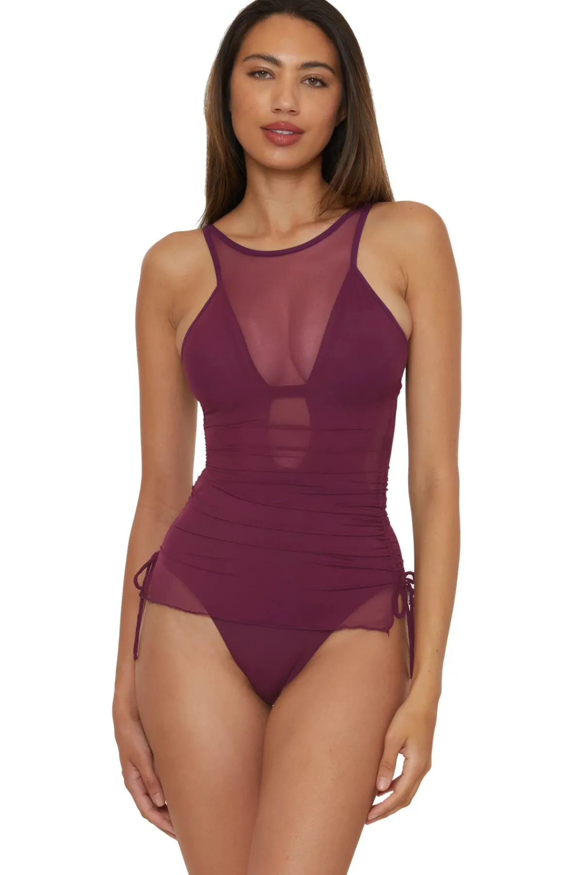 Becca by Rebecca Virtue Monokini / Cut Out|High Neck-Macie One Piece Swimsuit