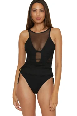 Becca by Rebecca Virtue Monokini / Cut Out|High Neck-Macie One Piece Swimsuit