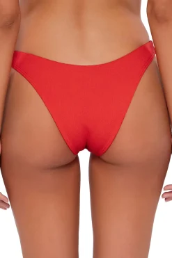 B. Swim High Leg|Brazilian / Cheeky-Maddie Brazilian Bikini Bottom