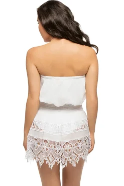 Ramy Brook Sundresses-Maddison Lace Coverup Mini Dress