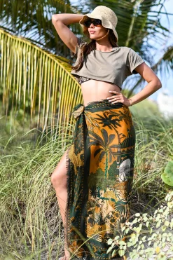 Wild Sarongs / Pareos-Magic Amber Palace Sarong