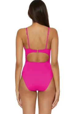 Becca by Rebecca Virtue Plunge|One Pieces-Magnolia One Piece Swimsuit