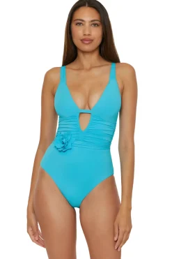 Becca by Rebecca Virtue Plunge|One Pieces-Magnolia One Piece Swimsuit