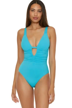 Becca by Rebecca Virtue Plunge|One Pieces-Magnolia One Piece Swimsuit