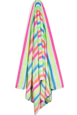 Las Bayadas Towels / Beach Blankets-Malibu Striped Beach Blanket