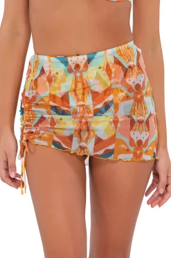 B. Swim Bottoms-Marcela Mesh Sarong