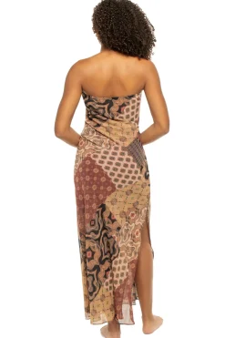 Misa Los Angeles Sundresses-Mariah Strapless Midi Dress