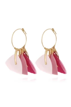 Gas Bijoux Jewelry-Marly Feather Earrings