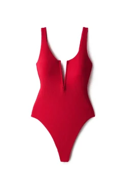 Summerful High Leg|Plunge-Martinique One Piece Swimsuit
