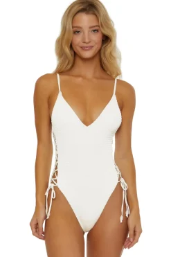 Isabella Rose High Leg|One Pieces-Maza Plunge One Piece Swimsuit